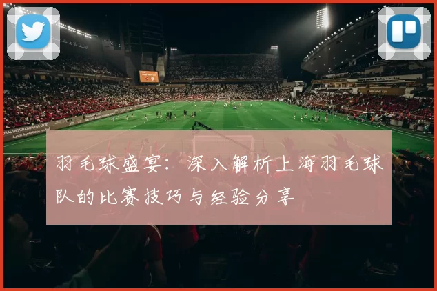 羽毛球盛宴：深入解析上海羽毛球队的比赛技巧与经验分享